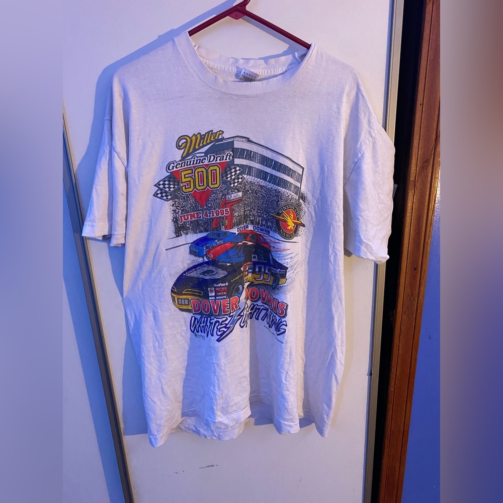 White Lighting Race Tee XL
